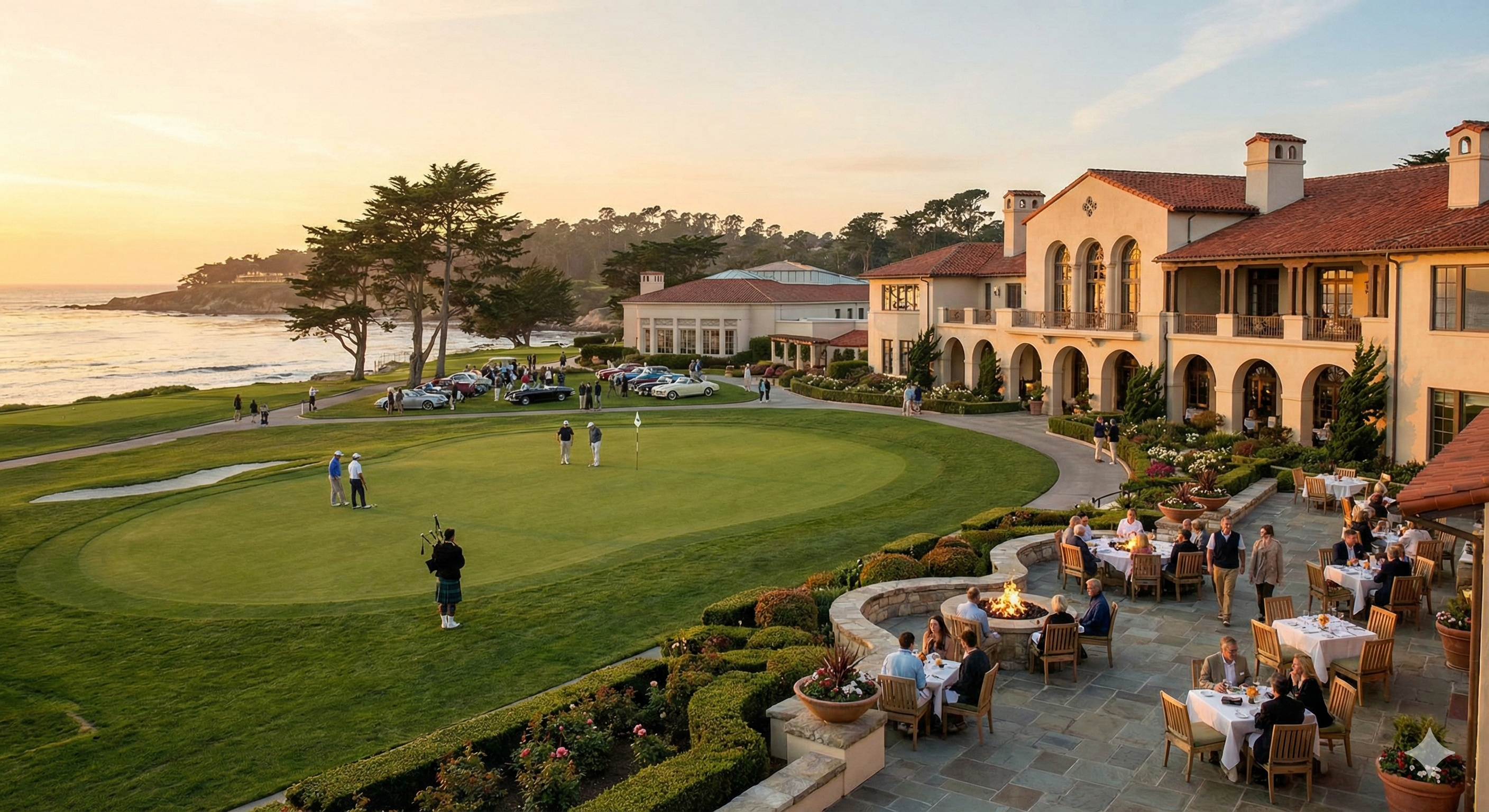 Golf resort and coastal course